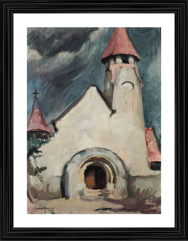 Mistery_-_A_Painting_by_Amrita_Sher-Gil,_Wall_Decor,_Framed,_Multicolor