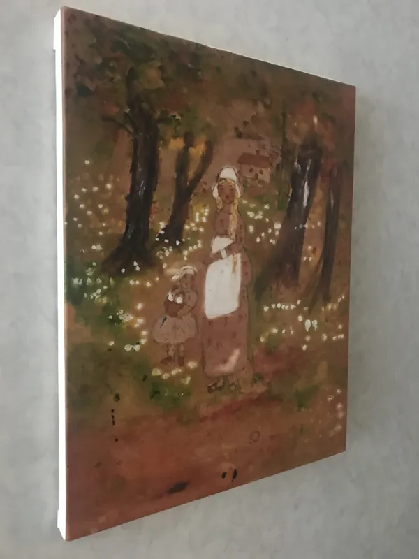Mother_and_Child_in_the_Garden_-_A_Painting_by_Amrita_Sher-Gil,_Wall_Decor,_Framed_Canvas,_Multicolor