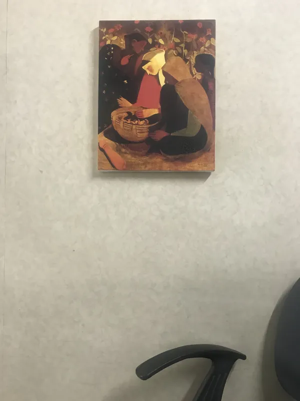 Village_Bazaar_-_A_Painting_by_Amrita_Sher-Gil,_Wall_Decor,_Framed_Canvas,_Multicolor
