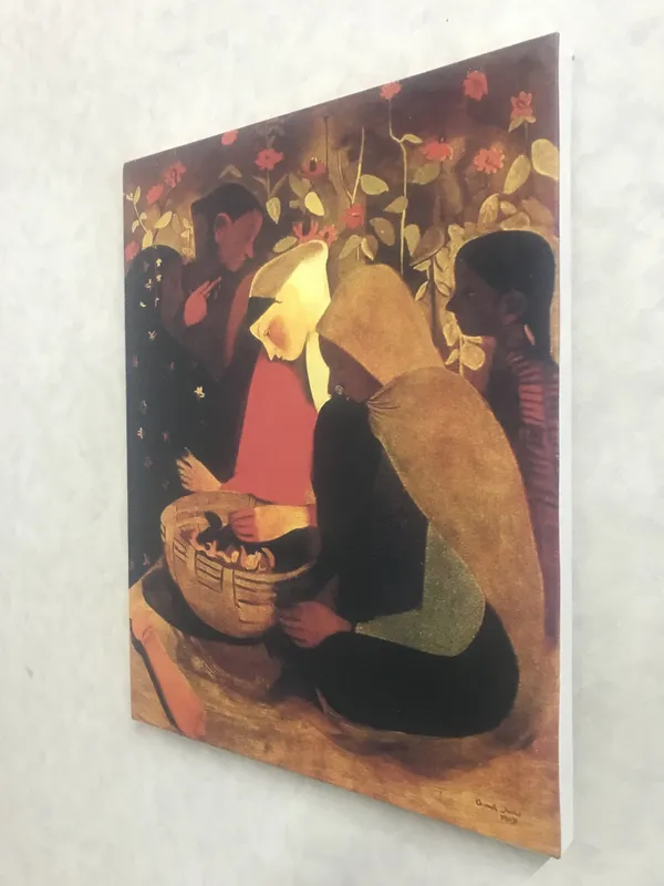 Village_Bazaar_-_A_Painting_by_Amrita_Sher-Gil,_Wall_Decor,_Framed_Canvas,_Multicolor