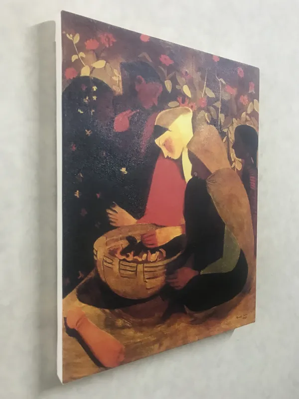Village_Bazaar_-_A_Painting_by_Amrita_Sher-Gil,_Wall_Decor,_Framed_Canvas,_Multicolor
