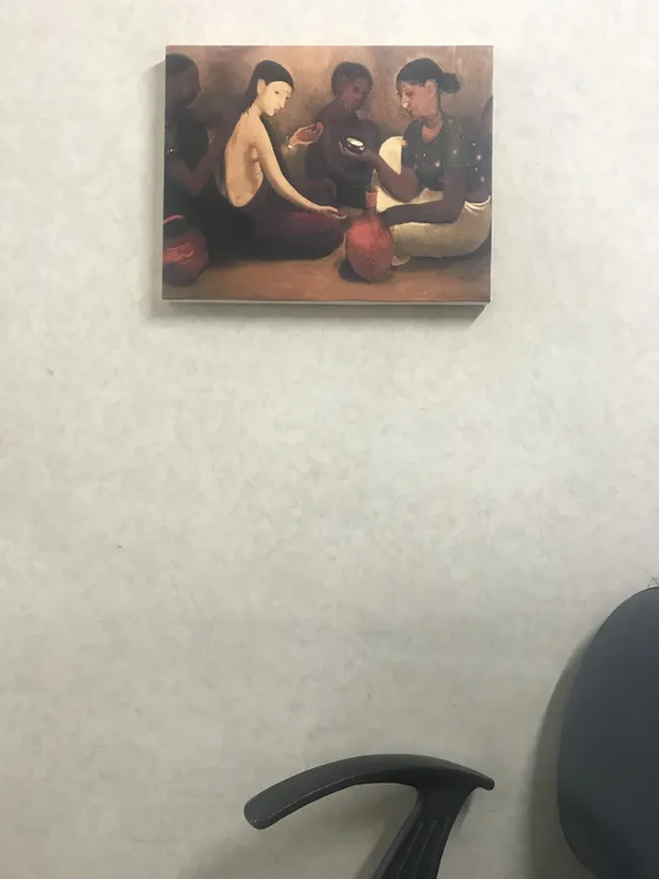 Village_Bride_-_A_Painting_by_Amrita_Sher-Gil,_Wall_Decor,_Framed_Canvas,_Multicolor