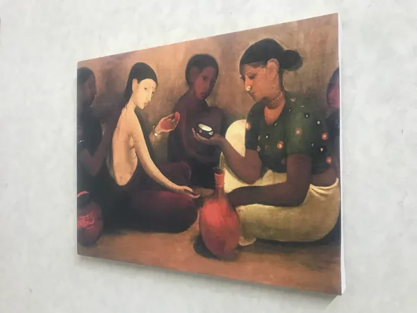 Village_Bride_-_A_Painting_by_Amrita_Sher-Gil,_Wall_Decor,_Framed_Canvas,_Multicolor