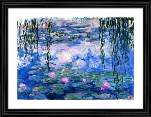 Water_Lillies*,_A_Painting_by_Claude_Monet,_Wall_D�cor,_Framed,_Multicolor