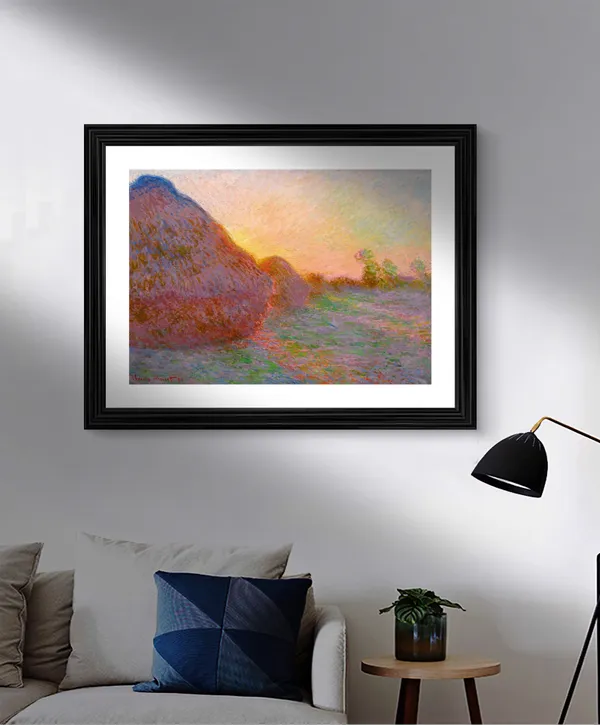 The_Water_Lily_Pond*_(1899),_A_Painting_by_Claude_Monet,_Wall_D�cor,_Framed,_Multicolor
