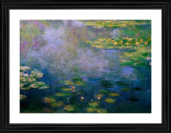 Water_Lillies-1,_A_Painting_by_Claude_Monet,_Wall_D�cor,_Framed,_Multicolor