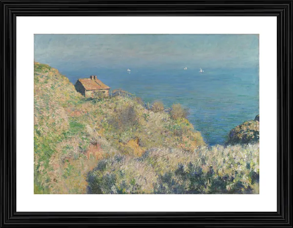 Customs_Officers's_Hut_at_Varengeville*_(1882),_A_Painting_by_Claude_Monet,_Wall_D�cor,_Framed,_Multicolor