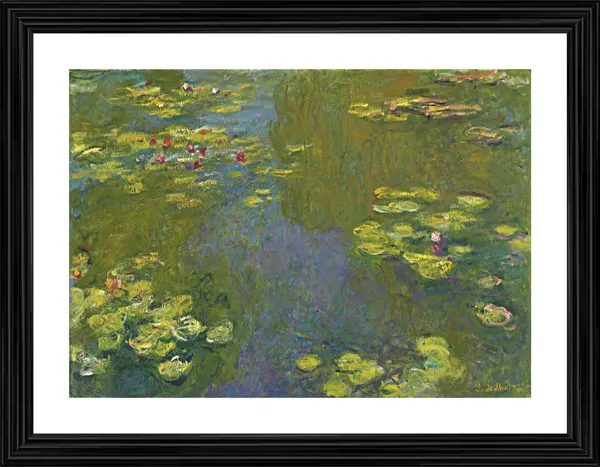 Water_Lily_Pond,_Harmony_in_Green*_(1899),_A_Painting_by_Claude_Monet,_Wall_D�cor,_Framed,_Multicolor