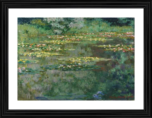 Water_Lily_Pond_(Harmony_in_Green)*_(1899),_A_Painting_by_Claude_Monet,_Wall_D�cor,_Framed,_Multicolor