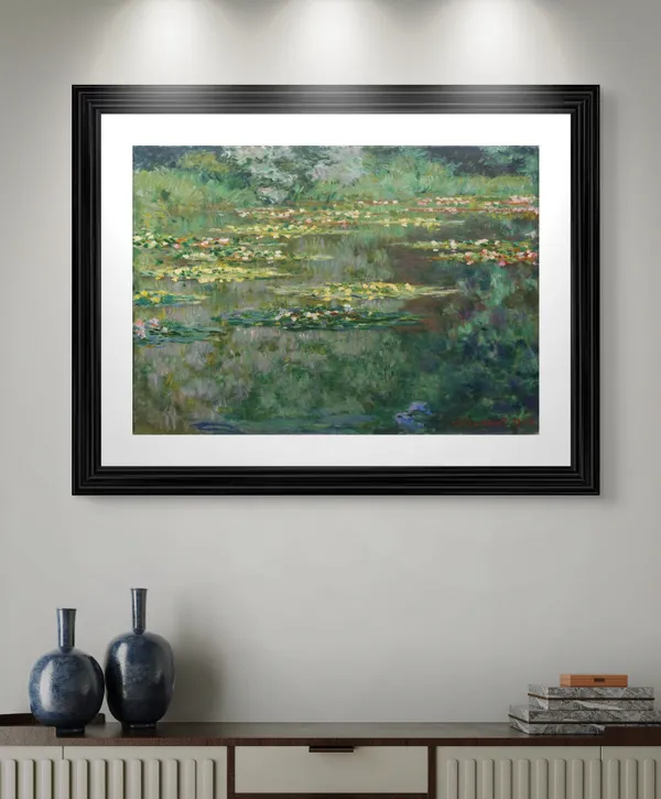 Water_Lily_Pond_(Harmony_in_Green)*_(1899),_A_Painting_by_Claude_Monet,_Wall_D�cor,_Framed,_Multicolor