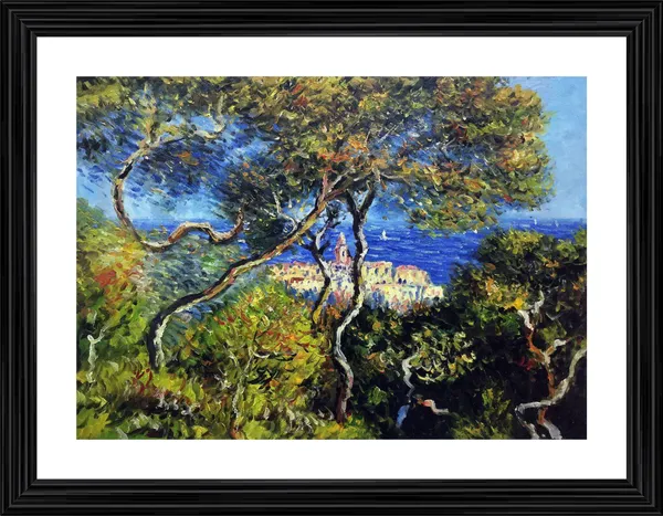 Bordighera*_(1884),_A_Painting_by_Claude_Monet,_Wall_D�cor,_Framed,_Multicolor