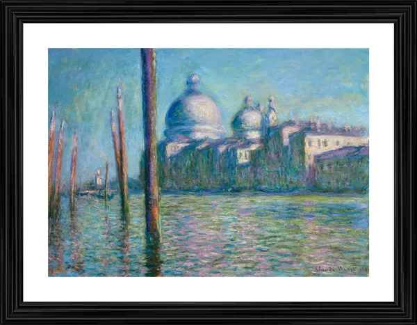 Le_Grand_Canal*_(1908),_A_Painting_by_Claude_Monet,_Wall_D�cor,_Framed,_Multicolor