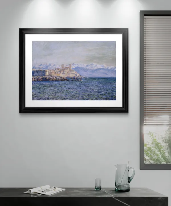 The_Old_Fort_at_Antibes*_(1888),_A_Painting_by_Claude_Monet,_Wall_D�cor,_Framed,_Multicolor