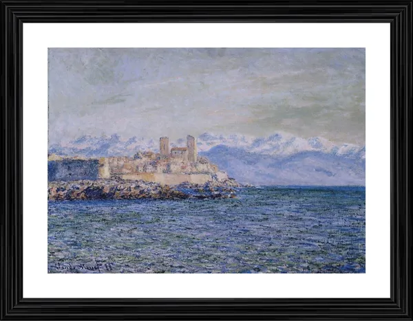 The_Old_Fort_at_Antibes*_(1888),_A_Painting_by_Claude_Monet,_Wall_D�cor,_Framed,_Multicolor