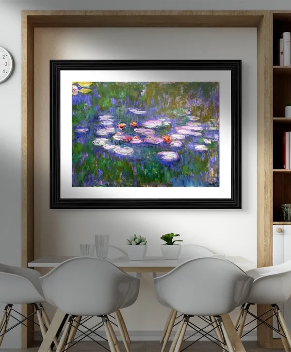 Water_Lillies-3*,_A_Painting_by_Claude_Monet,_Wall_D�cor,_Framed,_Multicolor