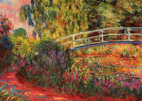 Water_Lily_Pond,_Water_Irises*_(1900),_A_Painting_by_Claude_Monet,_Wall_D�cor,_Framed_Canvas,_Multicolor