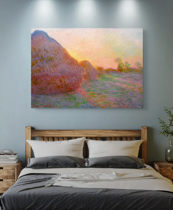 The_Water_Lily_Pond*_(1899),_A_Painting_by_Claude_Monet,_Wall_D�cor,_Framed_Canvas,_Multicolor