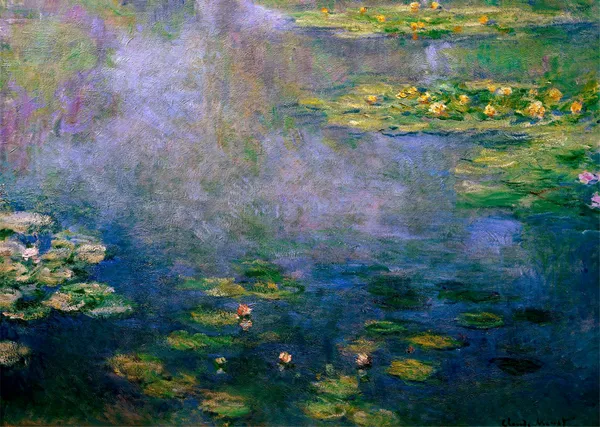 Water_Lillies-1,_A_Painting_by_Claude_Monet,_Wall_D�cor,_Framed_Canvas,_Multicolor