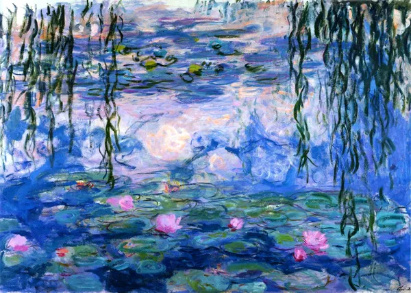 Water_Lillies*,_A_Painting_by_Claude_Monet,_Unframed_Canvas_Print,_Multicolor