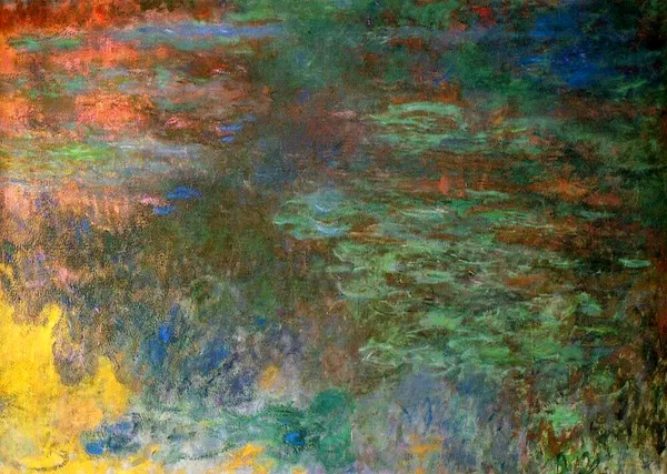 Water_Lilies_at_Sunset*_(1914),_A_Painting_by_Claude_Monet,_Unframed_Canvas_Print,_Multicolor