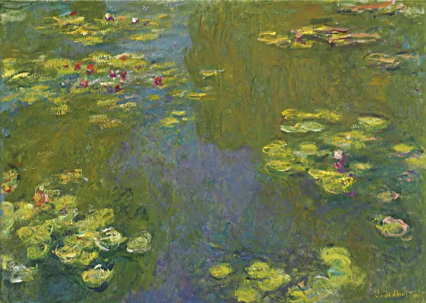 Water_Lily_Pond,_Harmony_in_Green*_(1899),_A_Painting_by_Claude_Monet,_Unframed_Canvas_Print,_Multicolor
