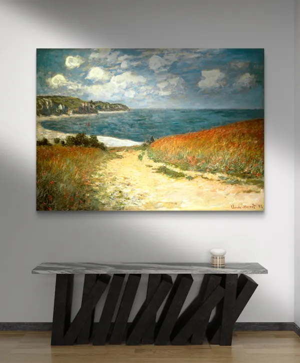 San_Giorgio_Maggiore_by_Twilight_(1802),_A_Painting_by_Claude_Monet,_Unframed_Canvas_Print,_Multicolor