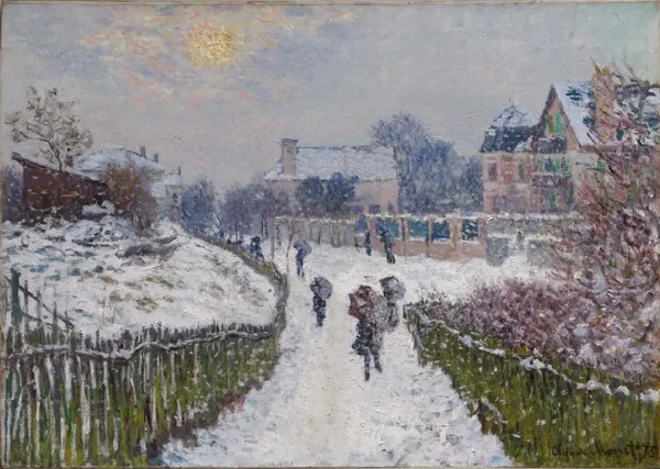 Boulevard_Saint-Denis,_Argenteuil_in_Winter*_(1875),_A_Painting_by_Claude_Monet,_Unframed_Canvas_Print,_Multicolor