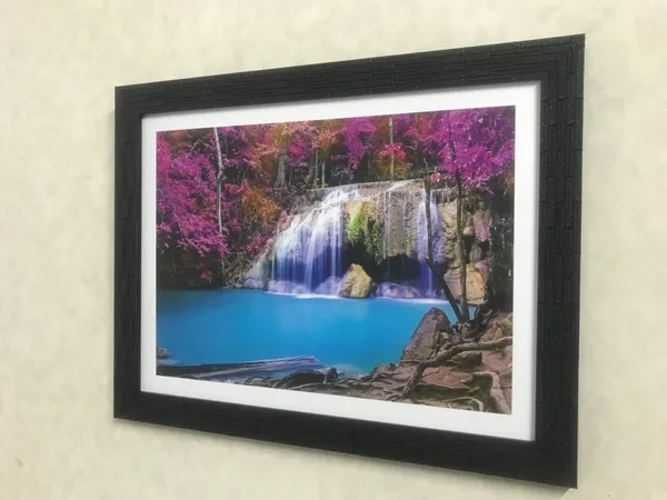 Beautiful_Blue_Waters_Fall-_Nature_Theme_Wall_Decor,_Framed,_Multicolor