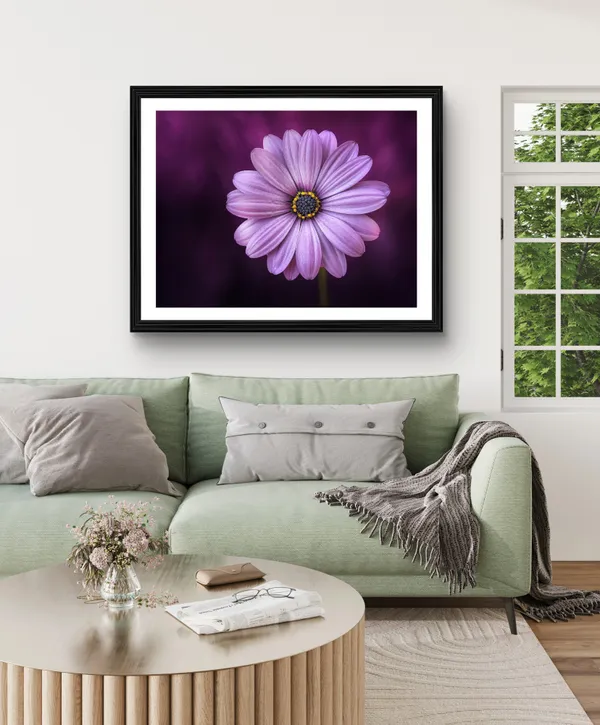 Pink_Orchid_Flower_with_Wine_Background-_Nature_Theme_Wall_Decor,_Framed,_Multicolor