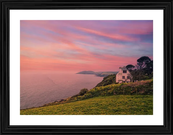 Farmhouse_at_the_Seashore,_Nature_Theme_Wall_Decor,_Framed,_Multicolor