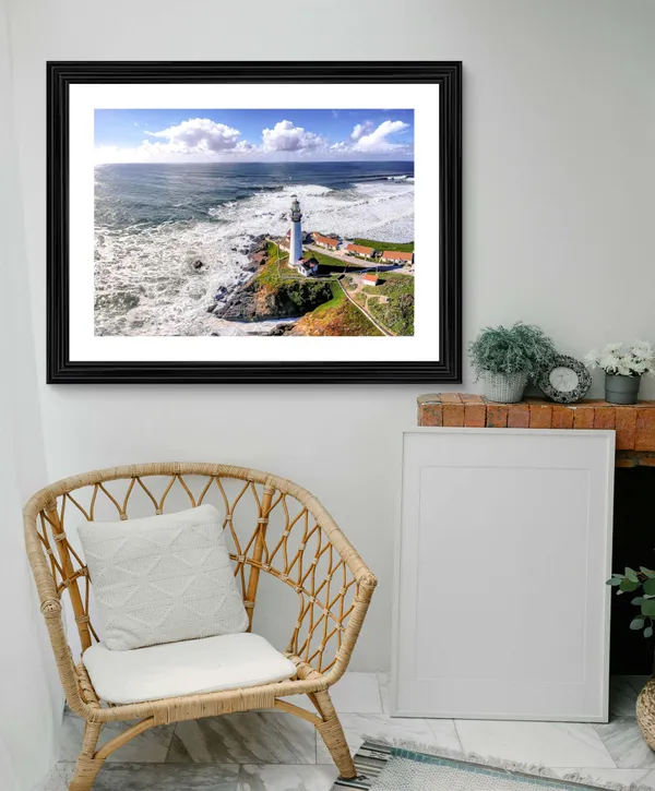Lighthouse_(5),_Nature_Theme_Wall_Decor,_Framed,_Multicolor