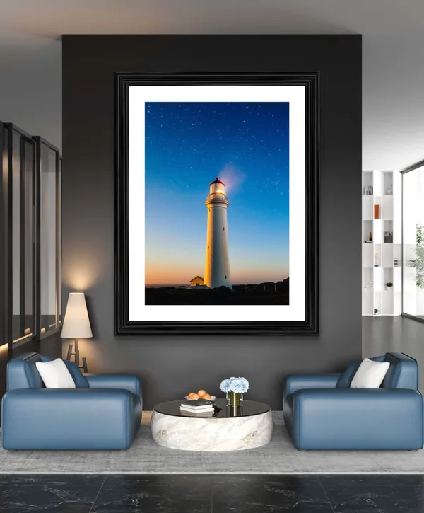 Lighthouse_(8),_Nature_Theme_Wall_Decor,_Framed,_Multicolor
