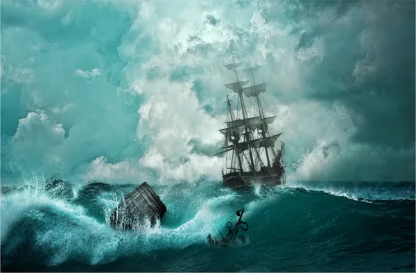 Green_Storm_in_the_Carebian_Sea-_Nature_Theme_Wall_Decor,_Framed,_Multicolor