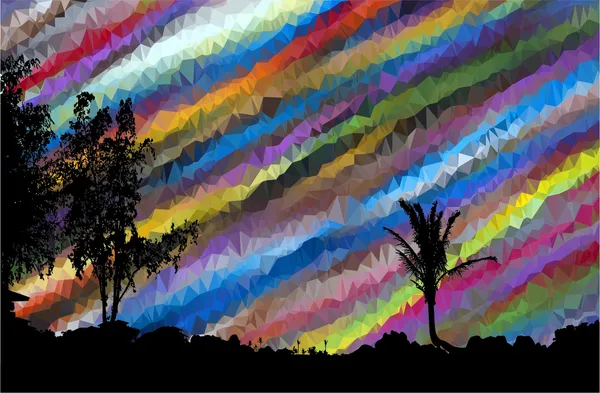 Colours_of_the_Sky_in_the_Dark_Evening-_Nature_Theme_Wall_Decor,_Framed,_Multicolor