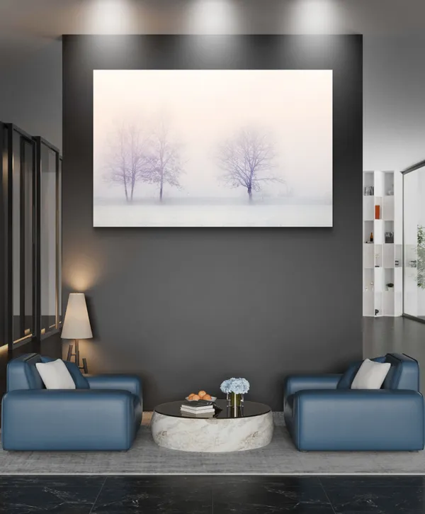 Winter_Landscape_in_Europe-_Nature_Theme_Wall_Decor,_Framed,_Multicolor