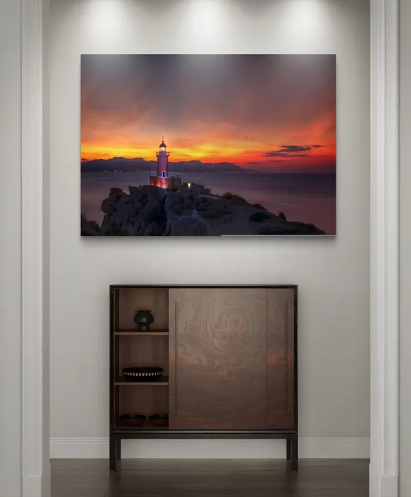 Lighthouse_(2),_Nature_Theme_Wall_Decor,_Framed,_Multicolor