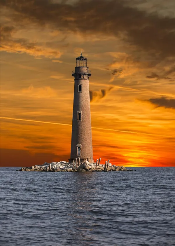 Lighthouse_(6),_Nature_Theme_Wall_Decor,_Framed,_Multicolor