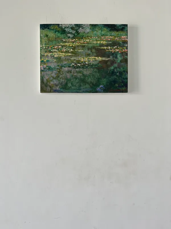 Water_Lily_Pond_(Harmony_in_Green)*_(1899),_A_Painting_by_Claude_Monet,_Wall_D�cor,_Framed_Canvas,_Multicolor