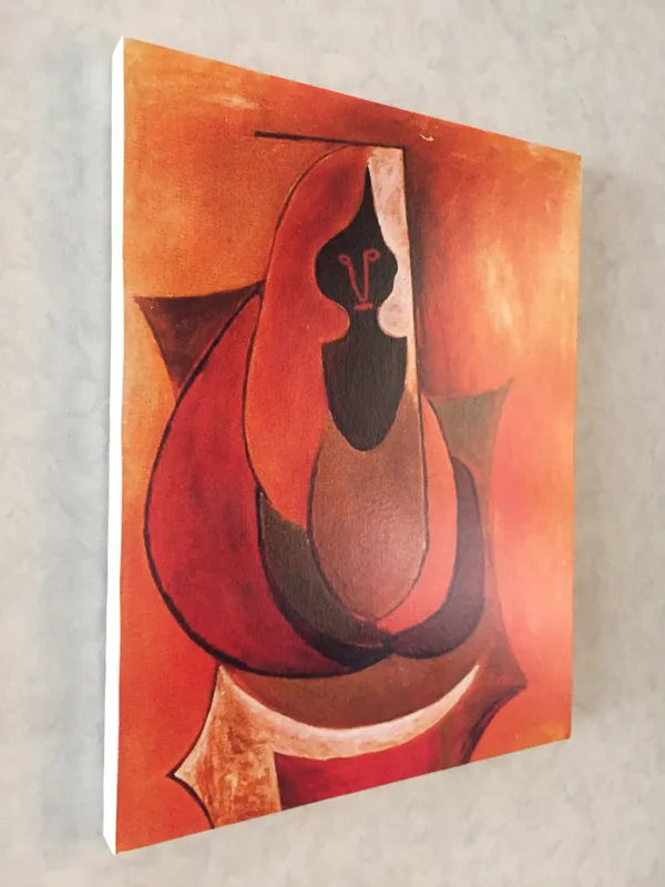 �Dance_with_Veils_&_Cubist_Person,_Paintings_by_Pablo_Picasso,_Framed_Canvas,_Set_of_2,_Multicolor