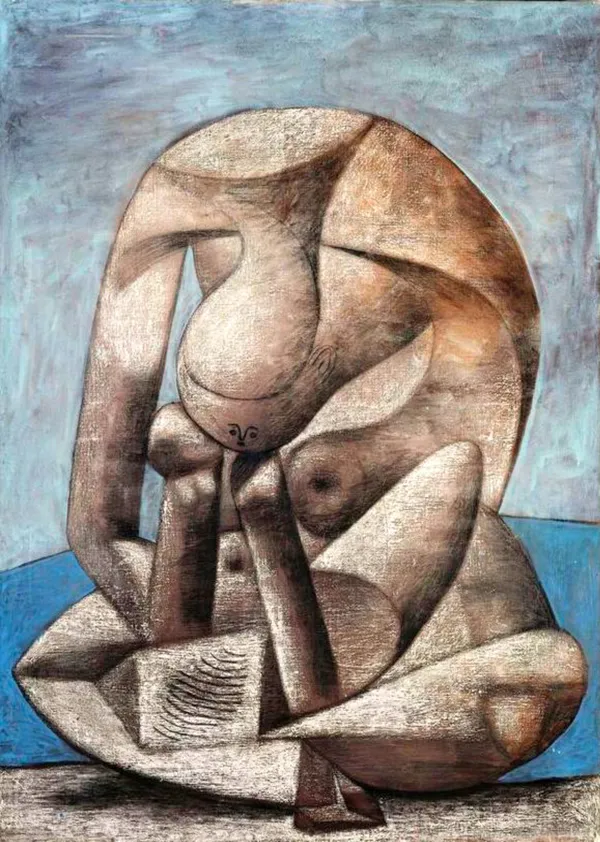 Woman_with_A_Book_1937,_A_Painting_by_Pablo_Picasso,_Framed_Canvas,_Multicolor
