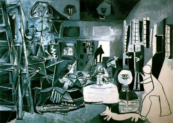 Las_Meninas_The_Maids_of_Honour_1957_,_A_Painting_by_Pablo_Picasso,_Framed_Canvas,_Multicolor
