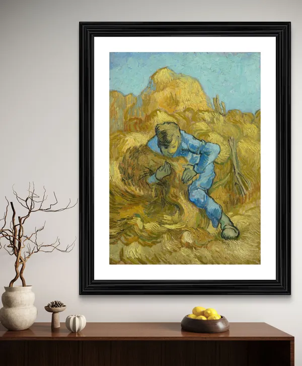 The_Sheaf-Binder_1889,_A_Painting_by_Van_Gogh,_Framed,_Wall_Decor,_Multicolor