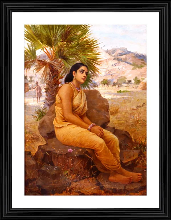 Shakuntala,_1880,_A_Raja_Ravi_Varma_Painting,_Framed,_Wall_Decor,_Multicolor