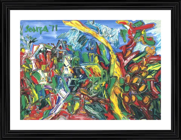 Oklahoma_Cityscape_(1971),_A_Painting_by_Souza,_Framed,_Wall_D�cor,_Multicolor