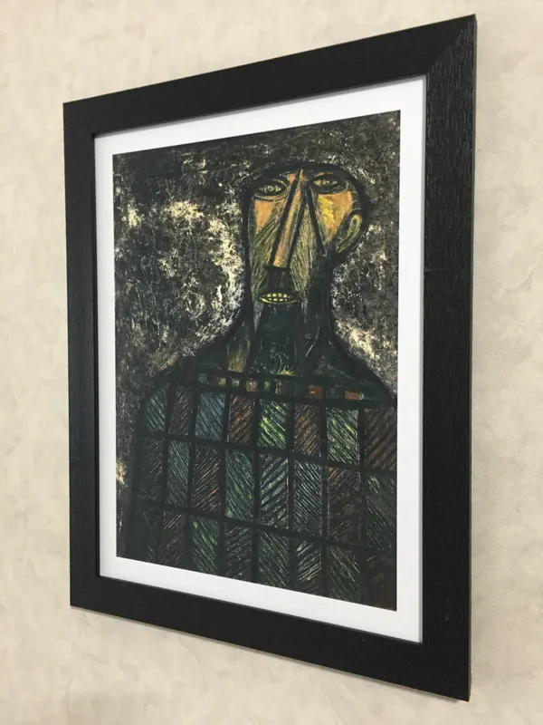 The_Saint_(1966),_A_Painting_by_Souza,_Framed,_Wall_D�cor,_Multicolor