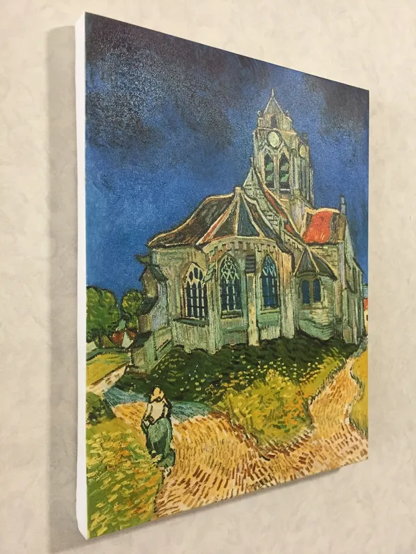 �Cafe_Terrace_at_Night_&_Church_at_Auvers,_Framed,_Wall_D�cor,_Multicolor