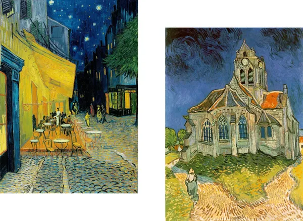 �Cafe_Terrace_at_Night_&_Church_at_Auvers,_Framed,_Wall_D�cor,_Multicolor