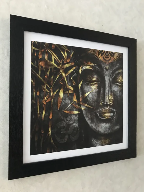Bhagwan_Buddha,_Indian_Traditional_Painting,_Framed,_Wall_D�cor,_Multicolor