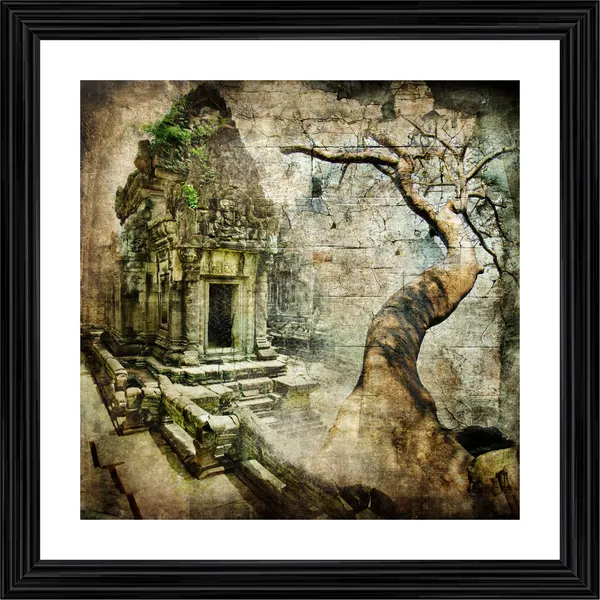 Heritage_Temple,_Indian_Traditional_Painting,_Framed,_Wall_D�cor,_Multicolor