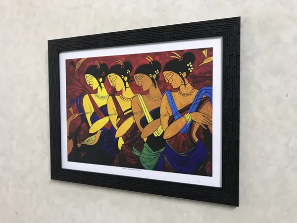 Dancing_Women_,_Indian_Traditional_Painting,_Framed,_Wall_D�cor,_Multicolor